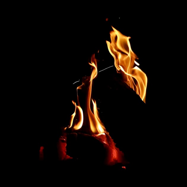 Fire poetry (pareidolia) by GribouilleTherapie