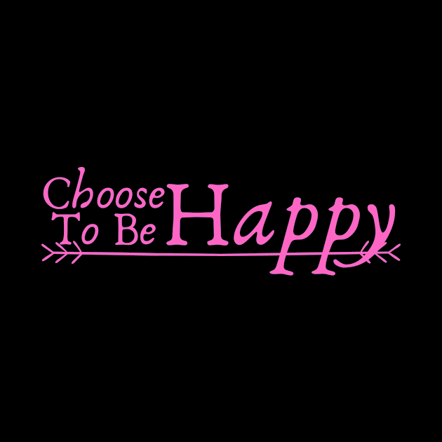 Motivational Life Quote- Be Happy by Unusual Choices