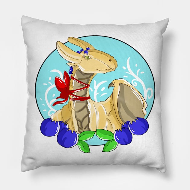 Foodie Dragon Pillow by Make_them_rawr