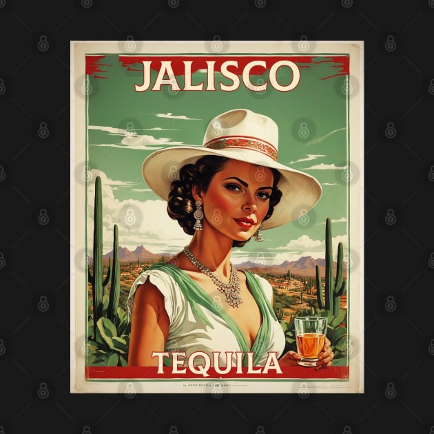 Jalisco Tequila Mexico Vintage Tourism Travel by TravelersGems