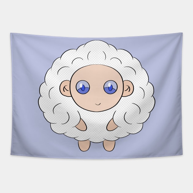 A cute sheep Tapestry by DiegoCarvalho