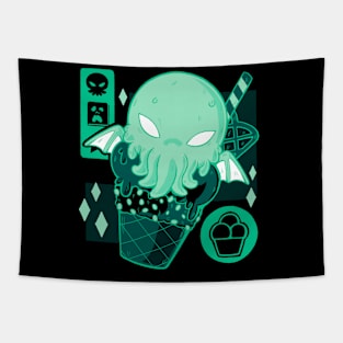 Cthulhu Cream Tapestry