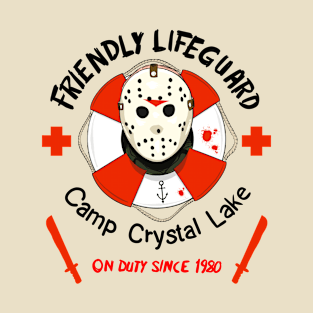 Friendly Lifeguard - bright background T-Shirt