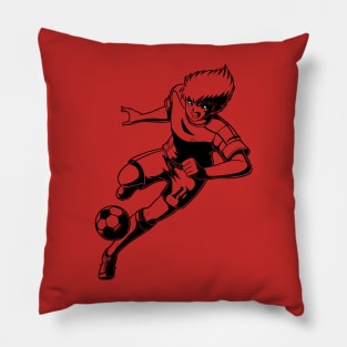 Captain Tsubasa Tsubasa Ozora Drive Shoot Line Art Pillow