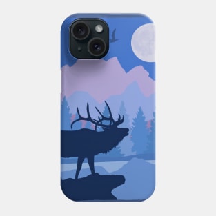 Caribou in the Mountains Phone Case