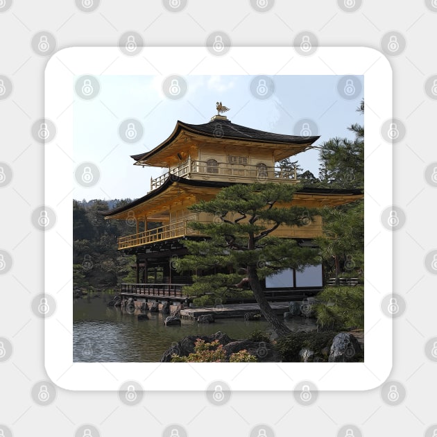 Kinkakuji Kyoto Japan Magnet by Seriously Japan 