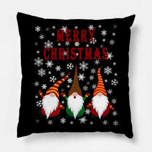 Gnomes Funny Pajama Cute Christmas Gift Holiday Style Pillow