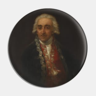 Portrait of Juan de Villanueva by Francisco Goya Pin