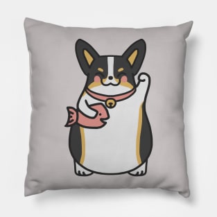 Maneki Corgi Pillow