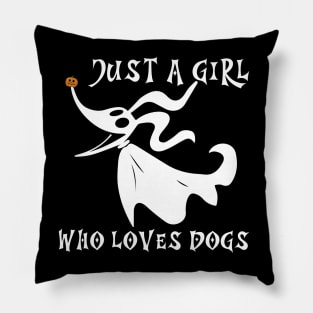 Just A Girl Who Loves Dogs Pillow