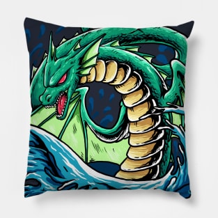 leviathan king of the sea Pillow