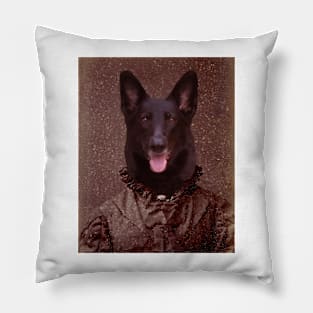 German Shepherd Lady Pillow