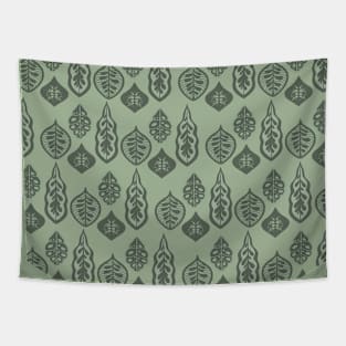 GREEN LEAVES Tapestry