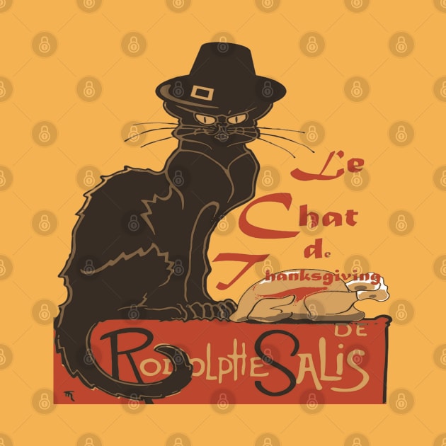 Le Chat De Thanksgiving Holiday Dinner Spoof by taiche