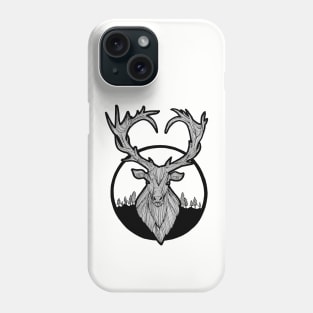 Deer Line Art Phone Case