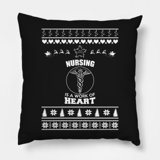 Merry Christmas Nurse Pillow