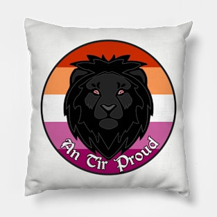 An Tir Pride - Lesbian - Populace Badge Style 2 Pillow