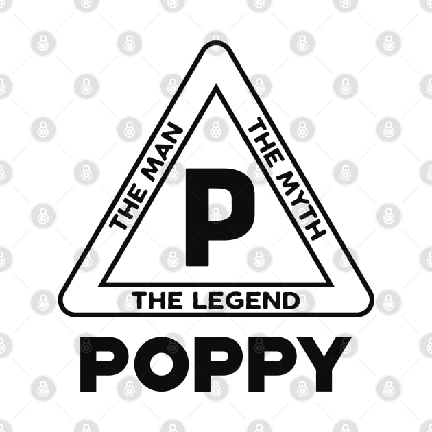 Poppy - The man the myth the legend by KC Happy Shop