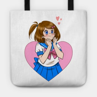 Just A Girl with Hearts Tote