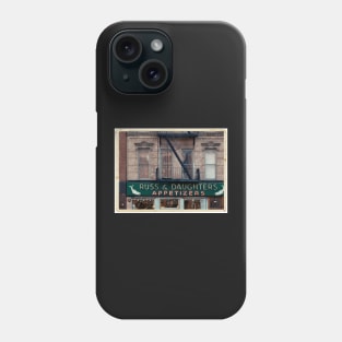 Russ & Daughters Appetizers in the Lower East Side - Kodachrome Postcard Phone Case