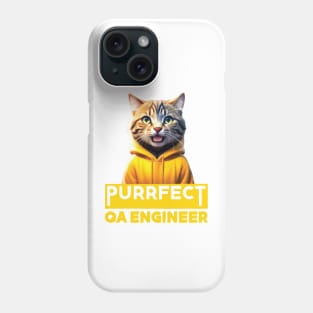 Just a Purrfect QA Engineer Cat Phone Case