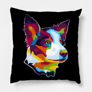 Colorful Dog Inside Pillow