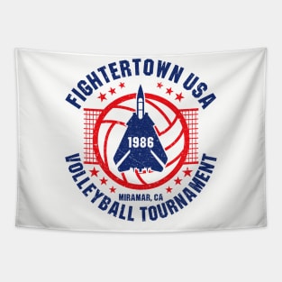 Fightertown USA Volleyball Tournament Tapestry