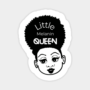 Afro Girl - Little Melanin Queen Magnet