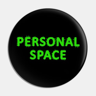 Personal Space spikes design Pin