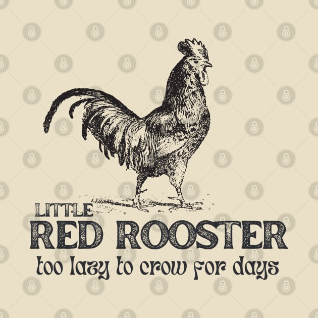 Little Red Rooster Karen Payton Art by karenpaytonart