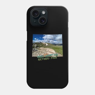 Colorado State Outline (Rocky Mountain National Park) Phone Case