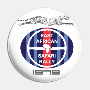 East African Safari Rally 78 Martini T-Shirt Pin