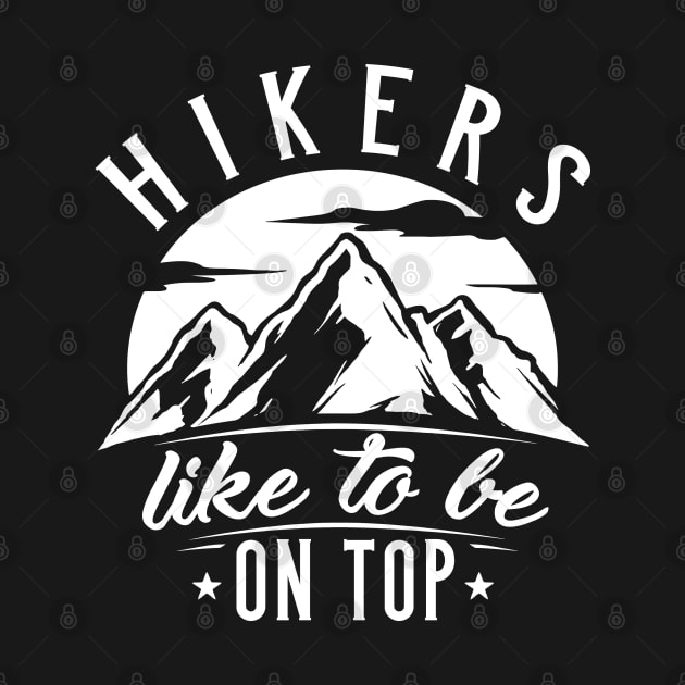 Hikers Like To Be On Top by LuckyFoxDesigns