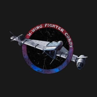 H - WING FIGHTER CORPS REDBLUE T-Shirt