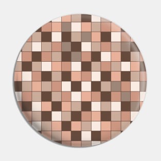 Warm, Neutral, Mosaic, Grid, Checkerboard Pin