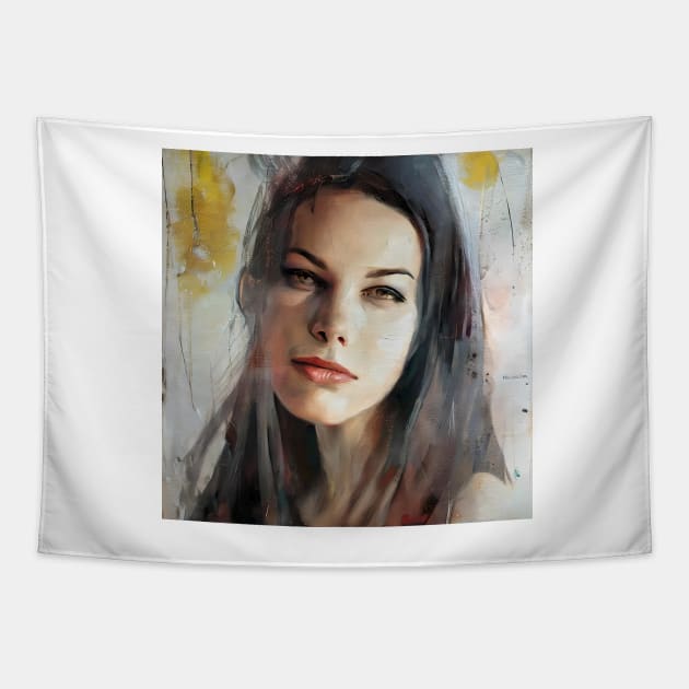 Liv`s beautiful eyes Tapestry by bogfl