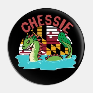 Chessie of the Chesapeake Pin