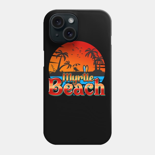 Myrtle beach Phone Case by Tonibhardwaj