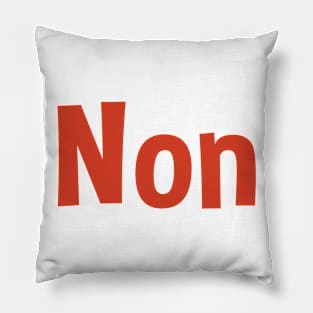 Non | Feminist Art Pillow