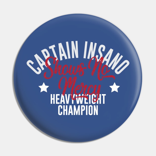 Captain Insano Vintage Pin by HeyBeardMon