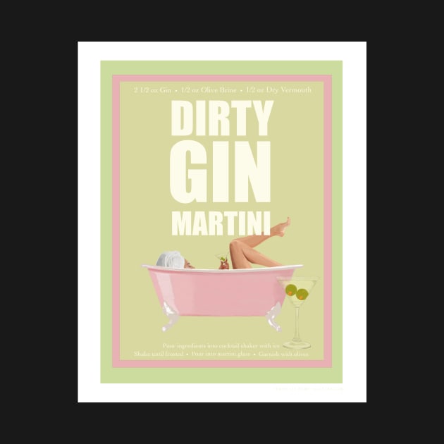 Dirty Gin Martini by jennylizrome