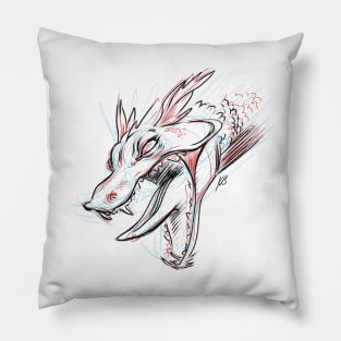 Dragon with sig Pillow