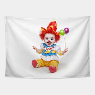 Baby Clown Tapestry