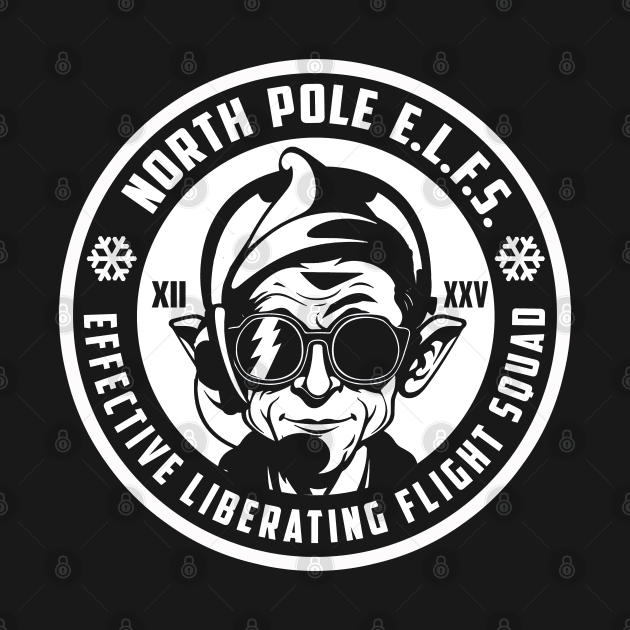 North Pole E.L.F.S. (White) by PopCultureShirts