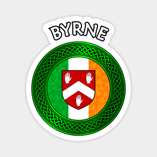Irish Flag Clover Celtic Knot - Byrne Magnet