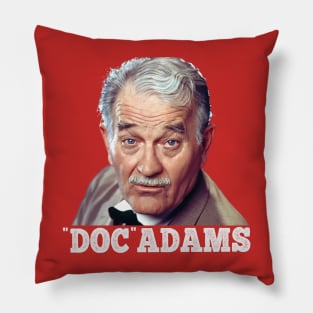 "Doc" Adams - Gunsmoke - Milburn Stone - Tv Western Pillow