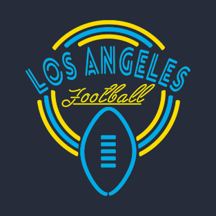 Neon Sign Los Angeles Football T-Shirt