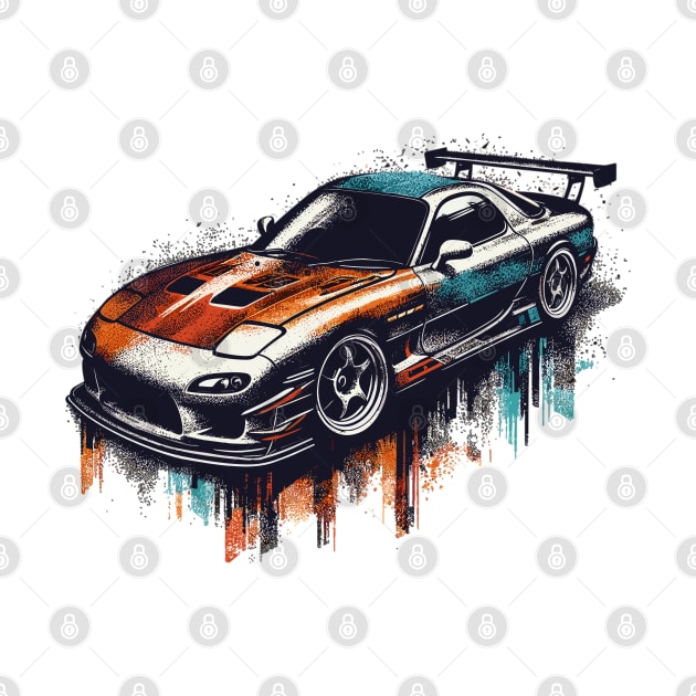 Mazda RX7 by Vehicles-Art