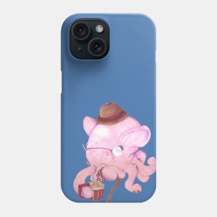 Quincey, Gentleman Octopus Phone Case