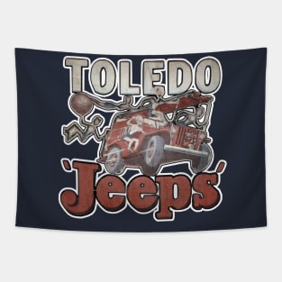 Toledo Jeeps Basketball Tapestry